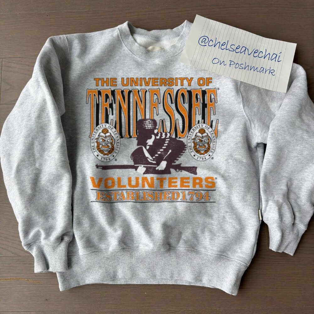 90s University of Tennessee Volunteers Athletics Sweatshirt, 1794 Football Shirt